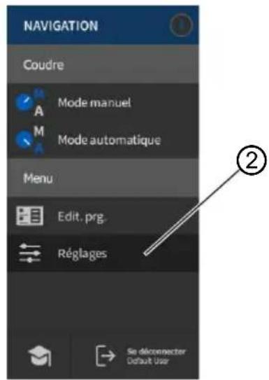 Dürkopp Adler D869 - Gestion utiliseurs - 7