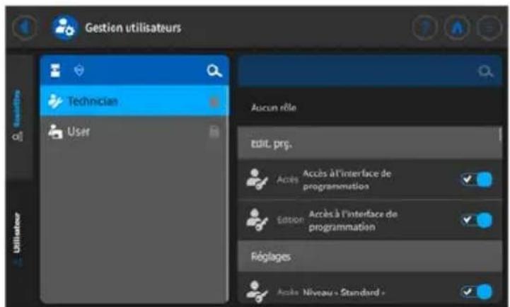 Dürkopp Adler D869 - Gestion utiliseurs - 12
