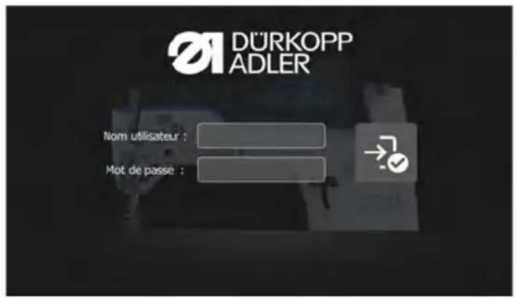 Dürkopp Adler D669 - Connecter un utilisateur - 4