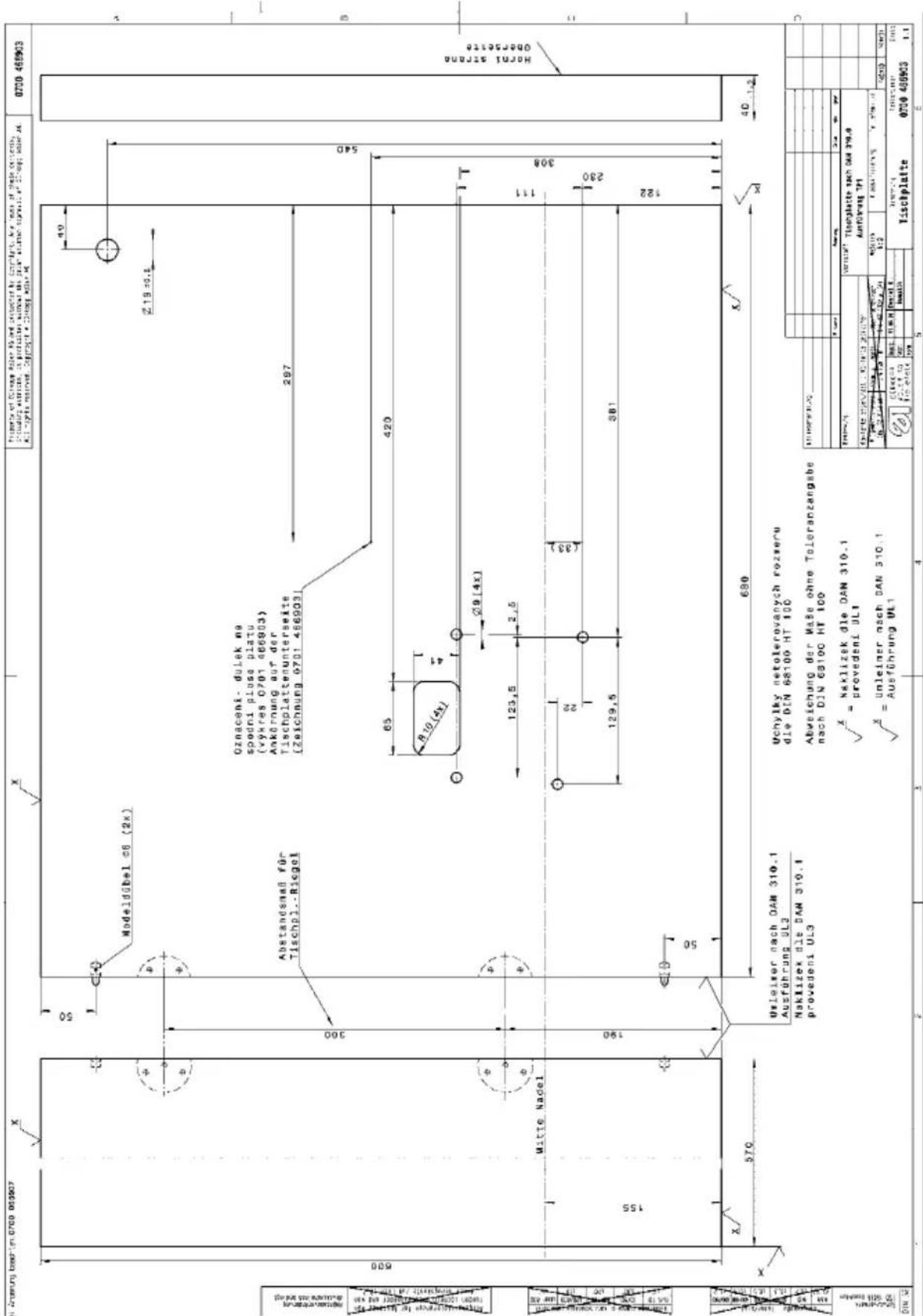 Dürkopp Adler D669 - Dessins de table - 3