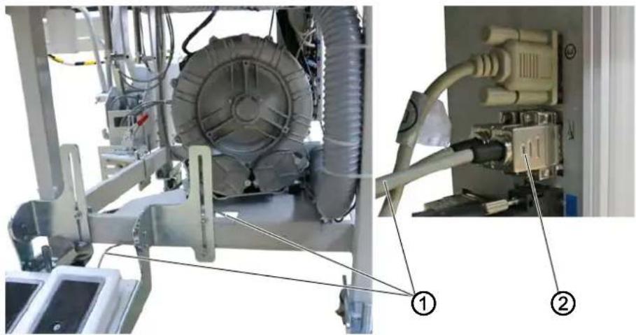 Dürkopp Adler 756 A - Brancher les pédales - 1