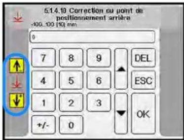 Dürkopp Adler 756 A - Régler les valeurs de correction des points de positionnement - 3