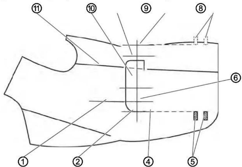 Dürkopp Adler 756 A - Risque de blessures dues aux pièces en mouvement ! - 1