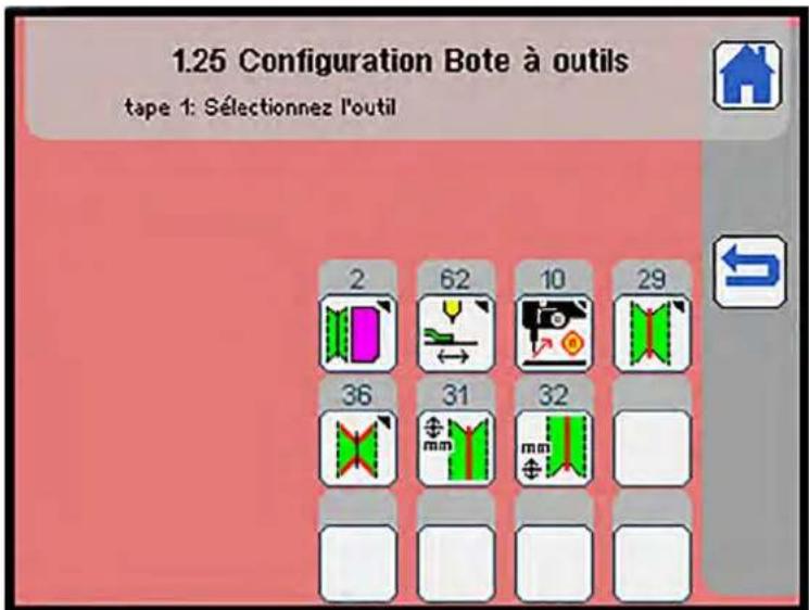 Dürkopp Adler 756 A - Configuration de la boîte à outils - 1