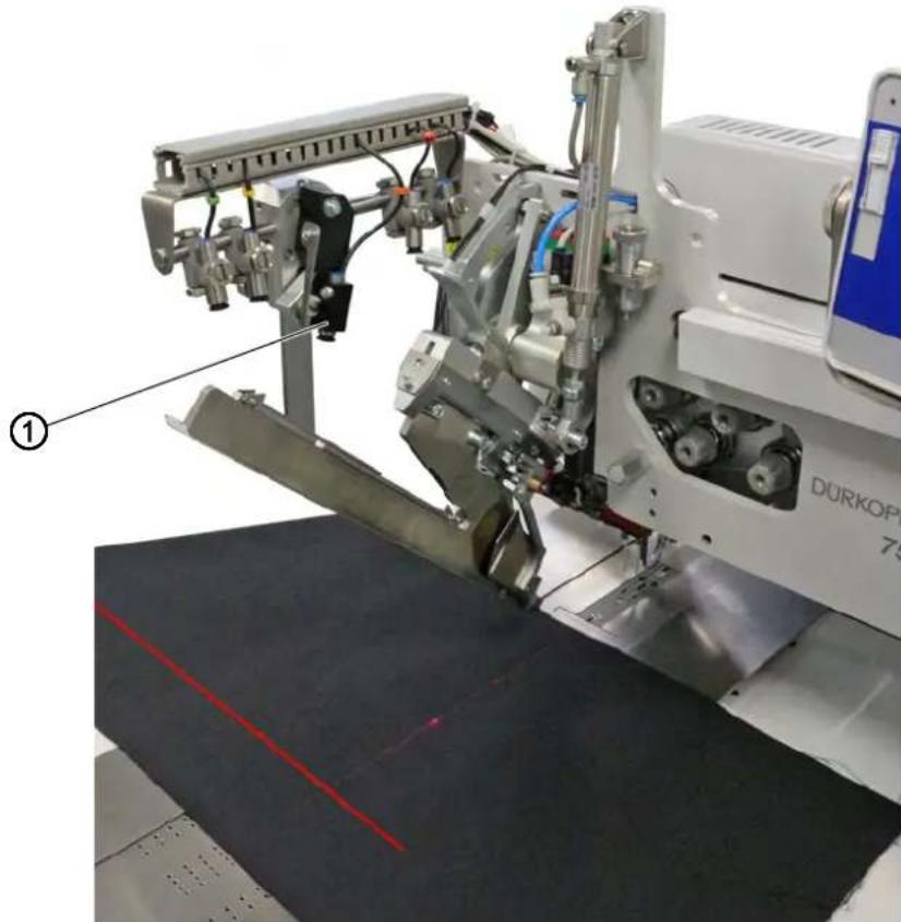Dürkopp Adler 756 A - Régler le marquage laser programmable - 1