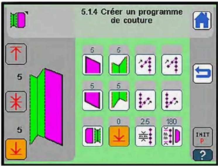 Dürkopp Adler 756 A - Créer un programme de couture - 1