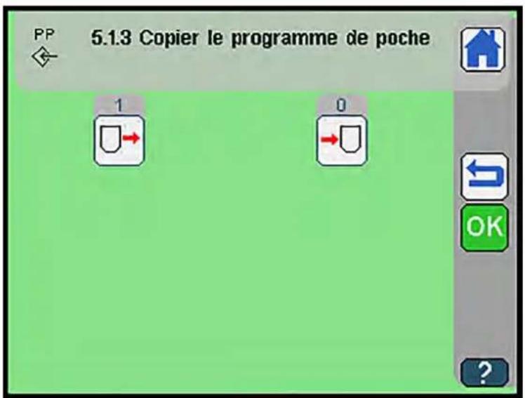 Dürkopp Adler 756 A - Copier un programme de poche - 1