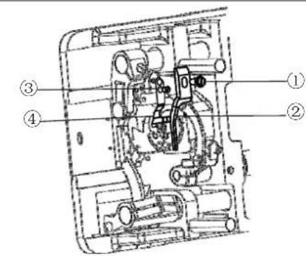 Dürkopp Adler 26101 - Changement de couteau fixe et couteau mobile et réglage de la pression - 1
