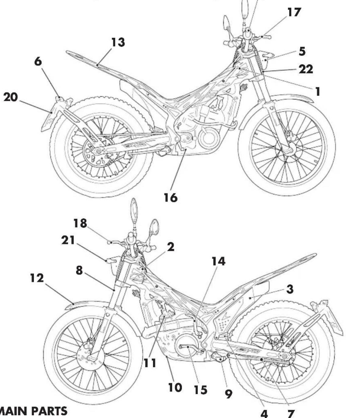 Beta Evo 2T 300 (2019) - WARNING: - 1