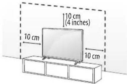 LG 70UP7570AUD - Mounting on the Table - 1