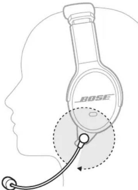 BOSE SoundComm B40 - ÁLLÍTSA BE A MIKROFONT - 2
