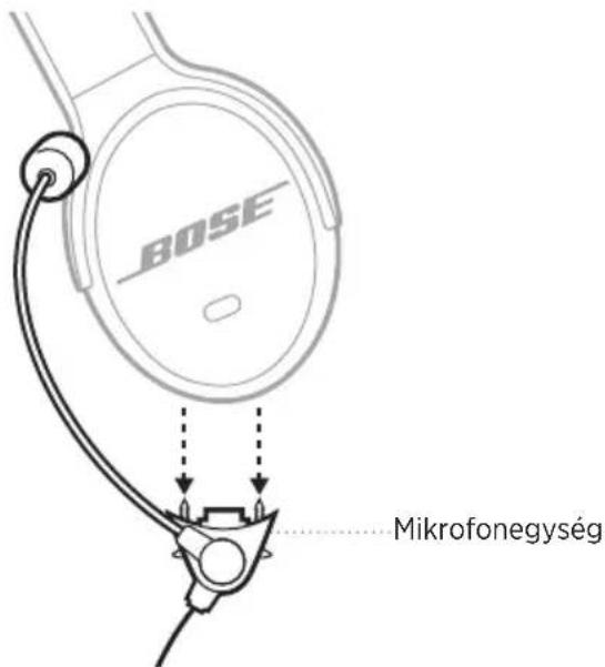 BOSE SoundComm B40 - A MIKROFONEGYSÉG ÁTHELYEZÉSE (CSAK A KÉT FÜLHALLGATÓS MODELLEN) - 1