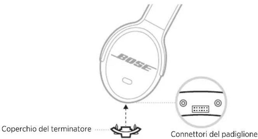 BOSE SoundComm B40 - SPOSTAMENTO DEL GRUPPO MICROFONO (SOLO CUFFIE CON PADIGLIONE DOPPIO) - 4