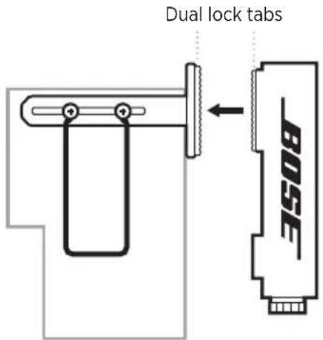BOSE SoundComm B40 - ATTACH THE CONTROL MODULE TO YOUR RADIO/BELT PACK - 1