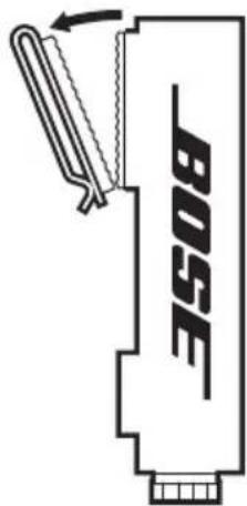 BOSE SoundComm B40 - Disconnect the belt clip - 1