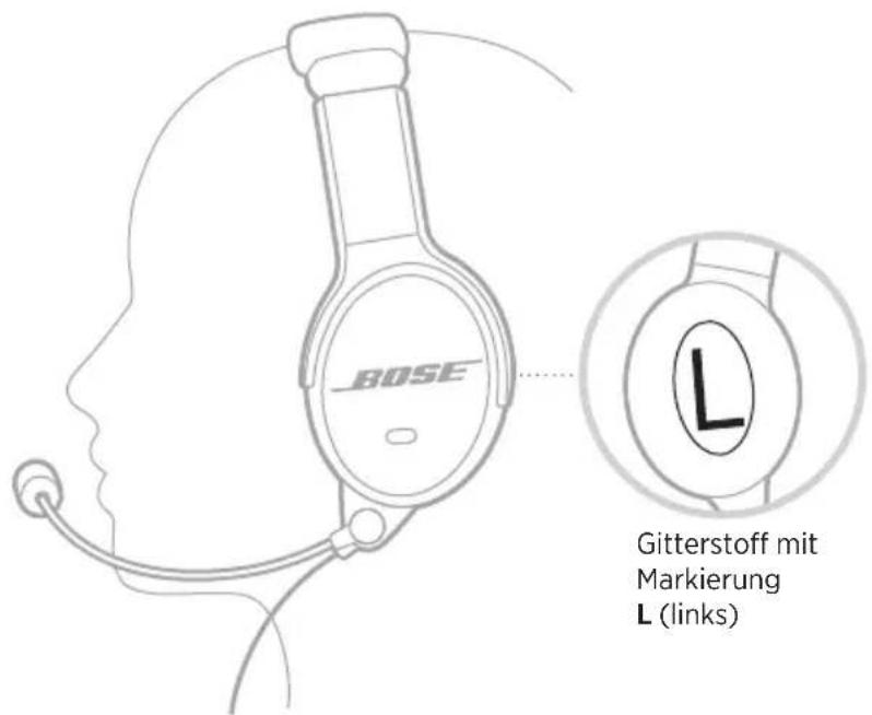 BOSE SoundComm B40 - HEADSET ANPASSEN - 1
