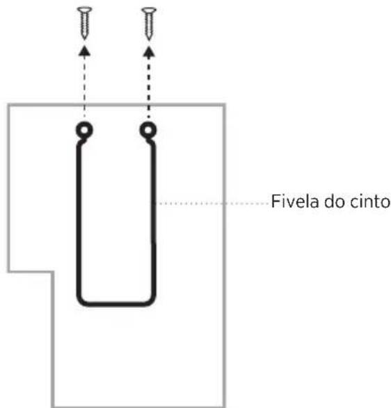 BOSE SoundComm B40 - Acoplar o suporte ao rádio/belt pack - 1