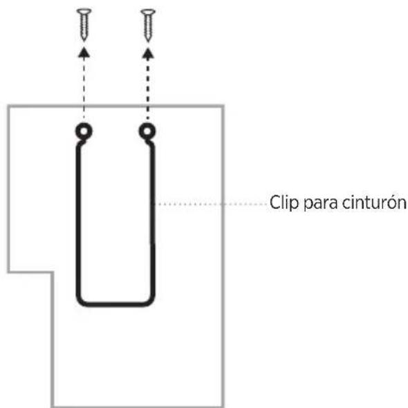 BOSE SoundComm B40 - Ajustar el soporte a la radio/pack de cinturón - 1