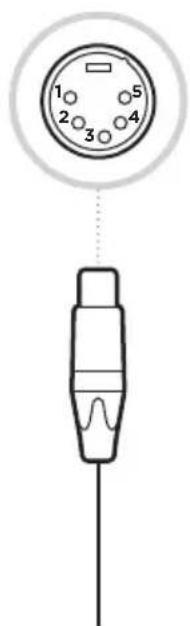 BOSE SoundComm B40 - tüskés XLRF 5 tüskés XLRM - 2