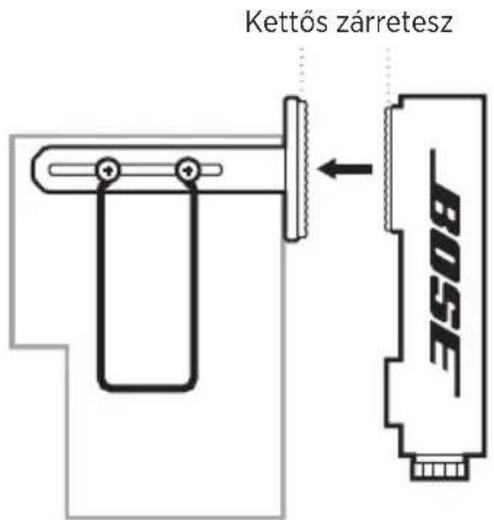 BOSE SoundComm B40 - CSATLAKOZTASSA A VEZÉRLÓMODULT A RÁDIÓ-/ÖVTARTÓHOZ. - 1