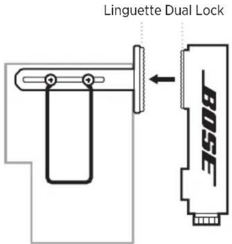 BOSE SoundComm B40 - FISSAGGIO DEL MODULO DI CONTROLLO AL GRUPPO RADIO/TRASMETTITORE DA CINTURA - 1