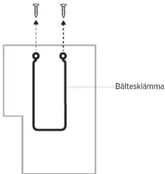 BOSE SoundComm B40 - Anslut fästet till radio/bältesväskan - 1