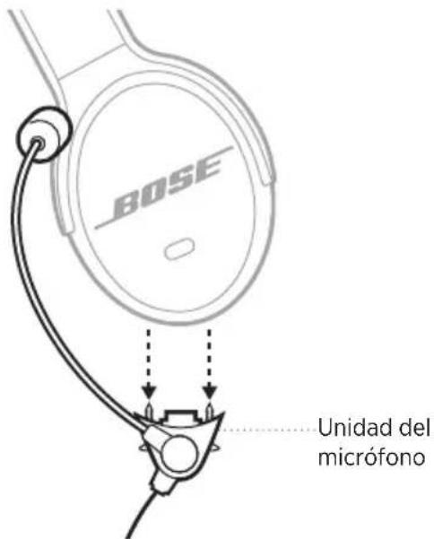 BOSE SoundComm B40 - MOVER LA UNIDAD DEL MICRÓFONO (SOLO AURICULARES DUALES) - 1