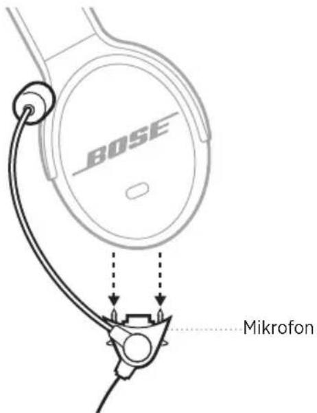BOSE SoundComm B40 - ZMIANA LOKALIZACJI MIKROFONU (TYLKO ZESTAW SŁUCHAWKOWY Z DWIEMA MUSZLAMI SŁUCHAWEK) - 1