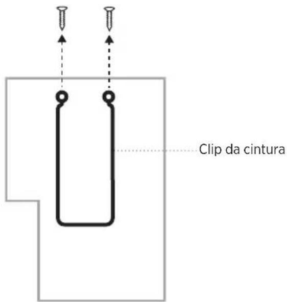 BOSE SoundComm B40 - Fissaggio della staffa al gruppo radio/trasmettitore da cintura - 1