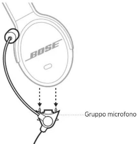 BOSE SoundComm B40 - SPOSTAMENTO DEL GRUPPO MICROFONO (SOLO CUFFIE CON PADIGLIONE DOPPIO) - 1