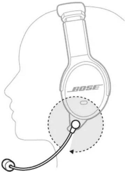 BOSE SoundComm B40 - MIKROFON ANPASSEN - 2