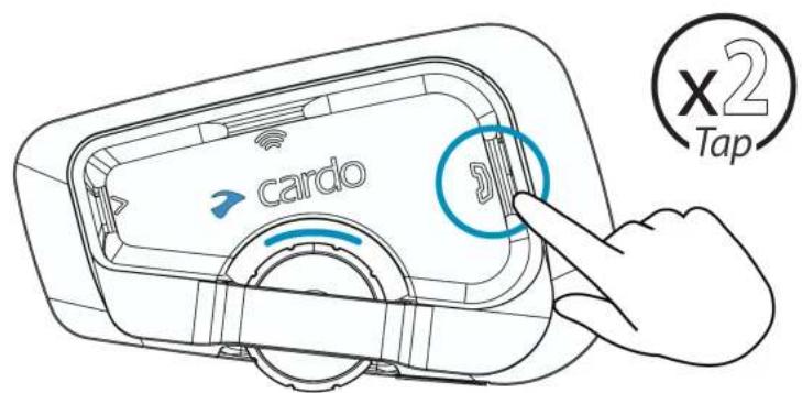 CARDO Freecom 4X - Appel numérotation rapide - 1