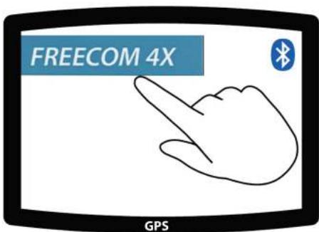 CARDO Freecom 4X - Appairage GPS - 6