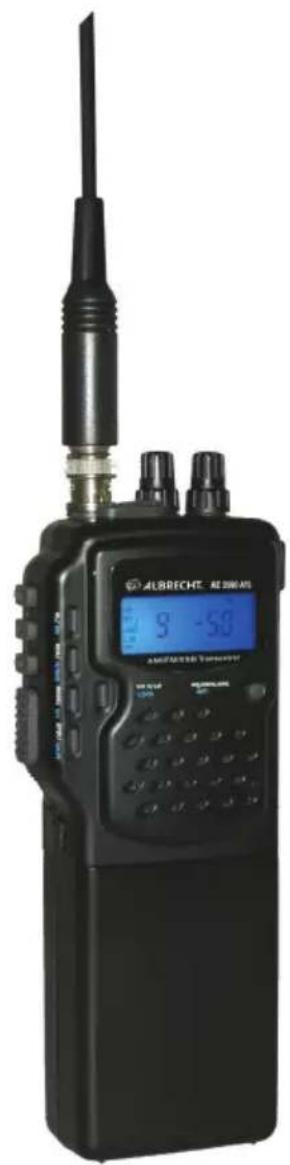 ALBRECHT AE 2990 AFS - AE2990 AFS CB Handheld Radio for AM, FM and SSB - 1