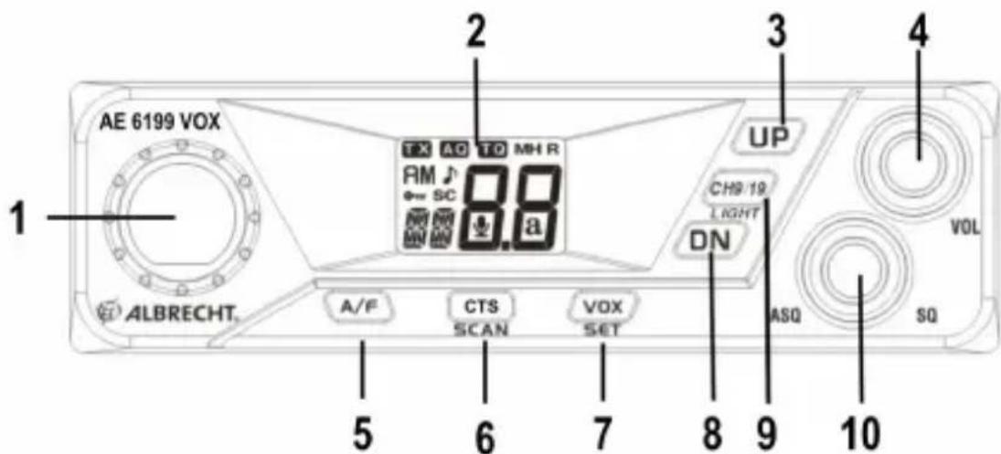 ALBRECHT AE 6199 VOX - Display - 1