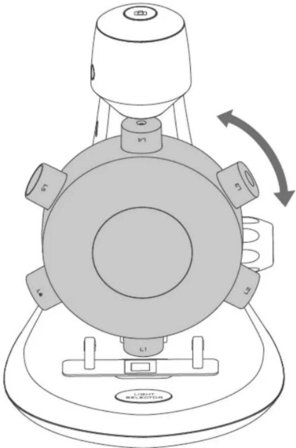 Reflecta DigiMicroscope Vario - Selecteren van een vergrottingsfactor - 1