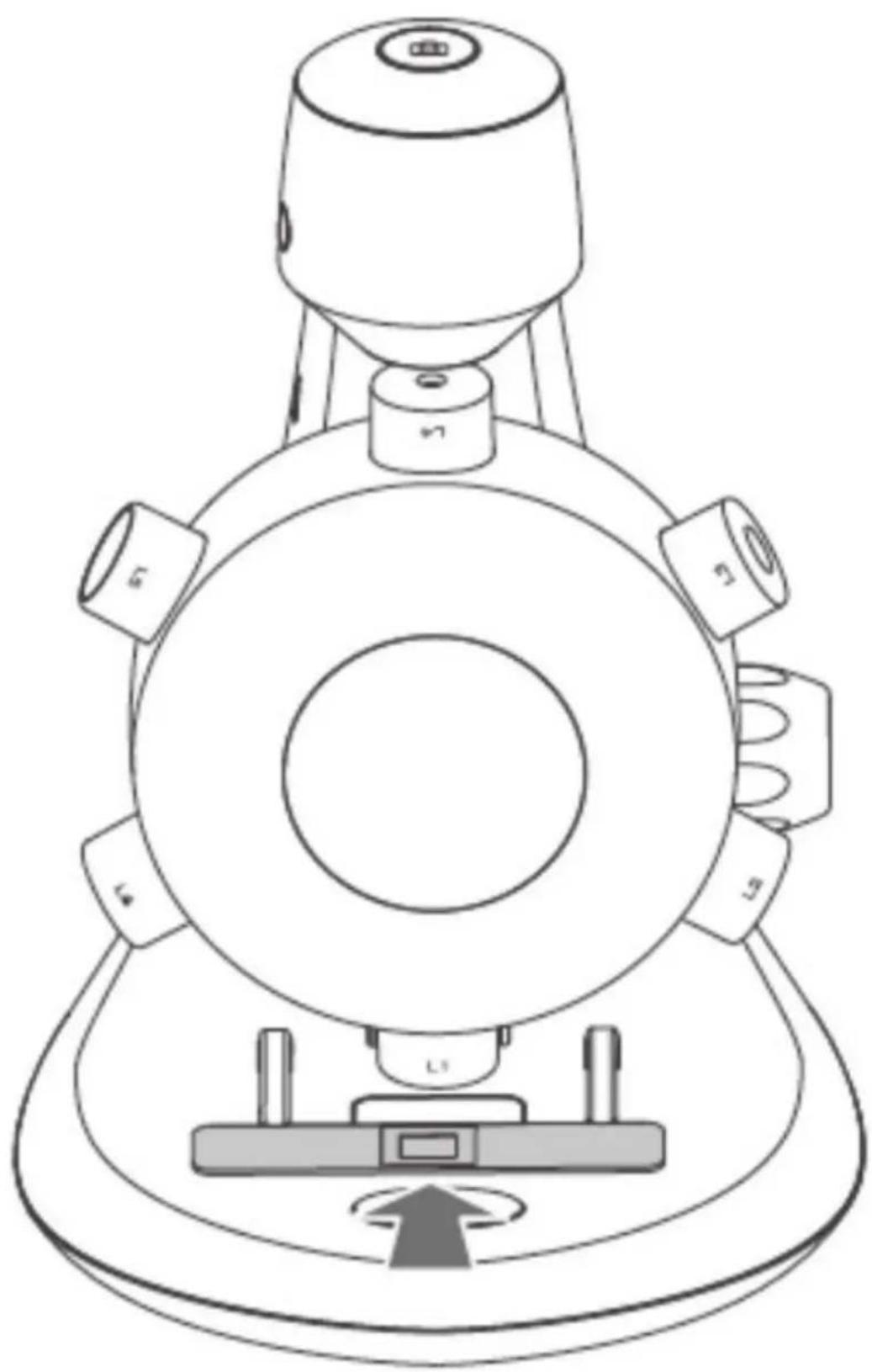 Reflecta DigiMicroscope Vario - Instalar un portaobjetos - 1