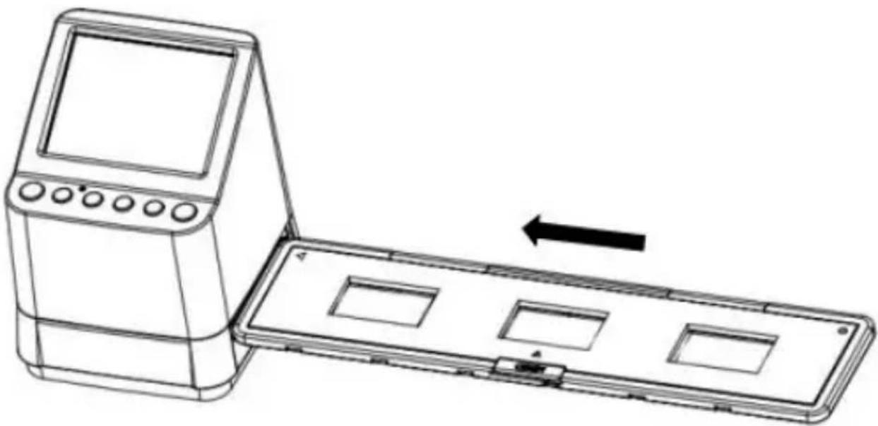 Reflecta x10Scan - Place Slide / Film Holder Into The Scanner - 1