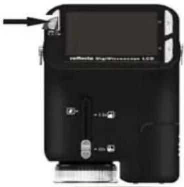 Reflecta DigiMicroscope LCD - - Insertar una tarjeta SD - 2