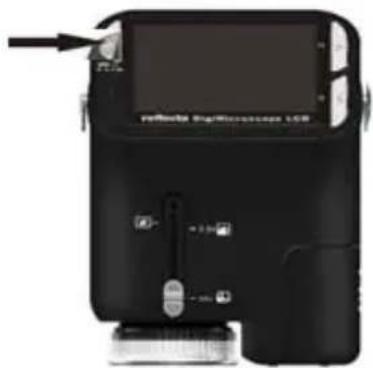 Reflecta DigiMicroscope LCD - - Turn on the microscope: - 1