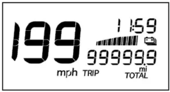 Beta RR 2T 250 (2017) - Vitesse LCD - 2