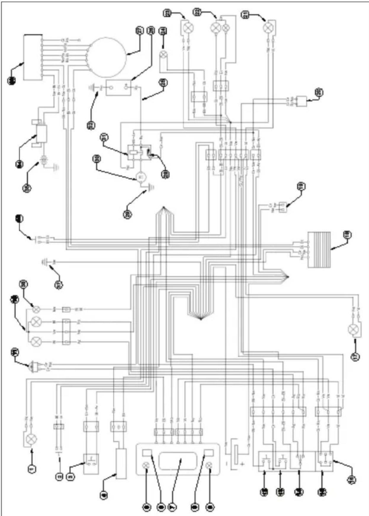 Beta RR 2T 250 (2015) - ELECTRICAL diagram - 1