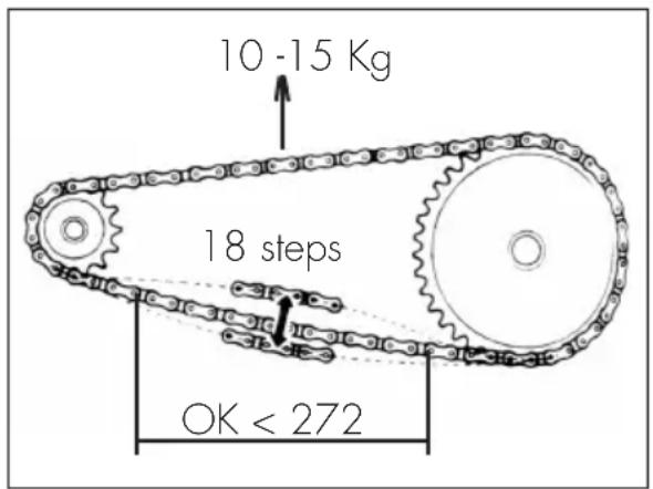 Beta RR 2T 250 (2013) - USURE DE LA CHAIN - 1