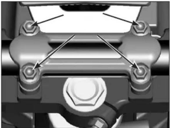 Beta RR 2T 125 (2019) - HANDLEBAR ADJUSTMENT U-BOLT POSITION ADJUSTMENT - 1