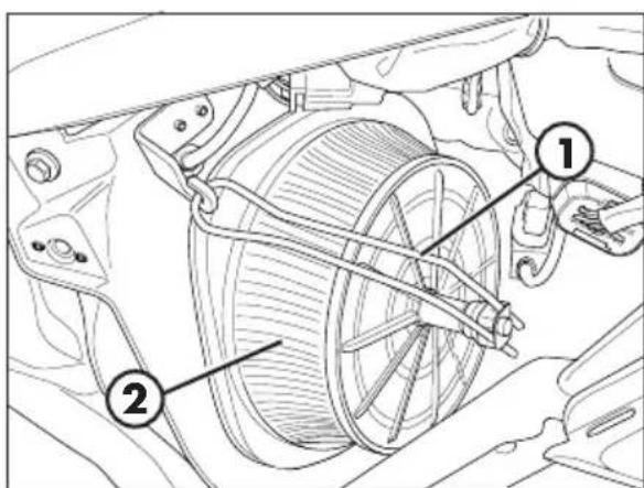 Beta RR 2T 125 (2019) - DÉMONTAGE ET REMONTAGE DU FILTRE DE L'AIR - 1