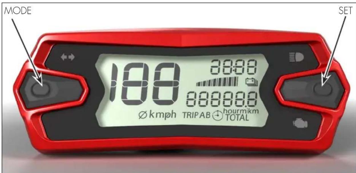 Beta RR 2T 125 (2019) - TABLE FONCTIONS DES BOUTONS - 1