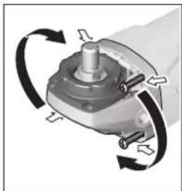 BOSCH GWS 18150 PL Professional - 기어 헤드 돌리기 - 1