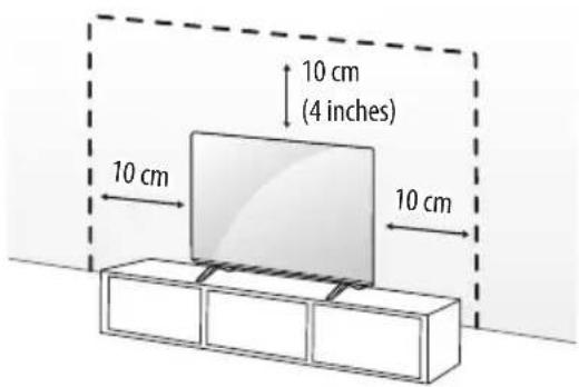 LG 86NANO85APA - Mounting on the Table - 1