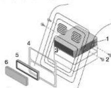 LG LACUA280R - YcTaHOBka ISO-DIN - 1