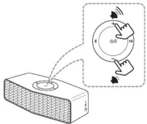 LG NP5550WG - Utilisation du bouton de volume - 1